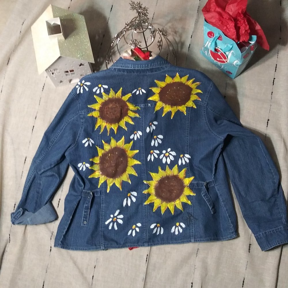 901 Size 12 jeaniemade Cappagallo Painted Jacket